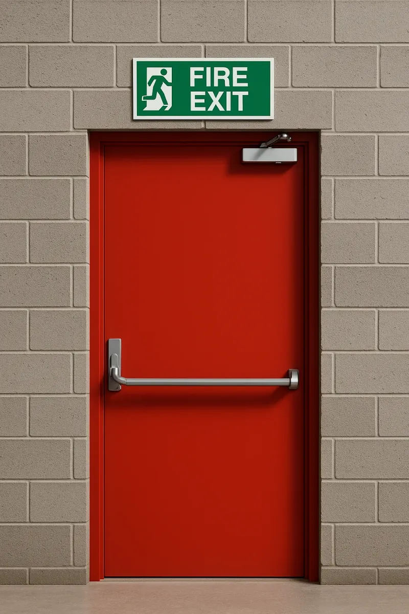 fire exits - professional steel doors available in brighton from UK manufacturers